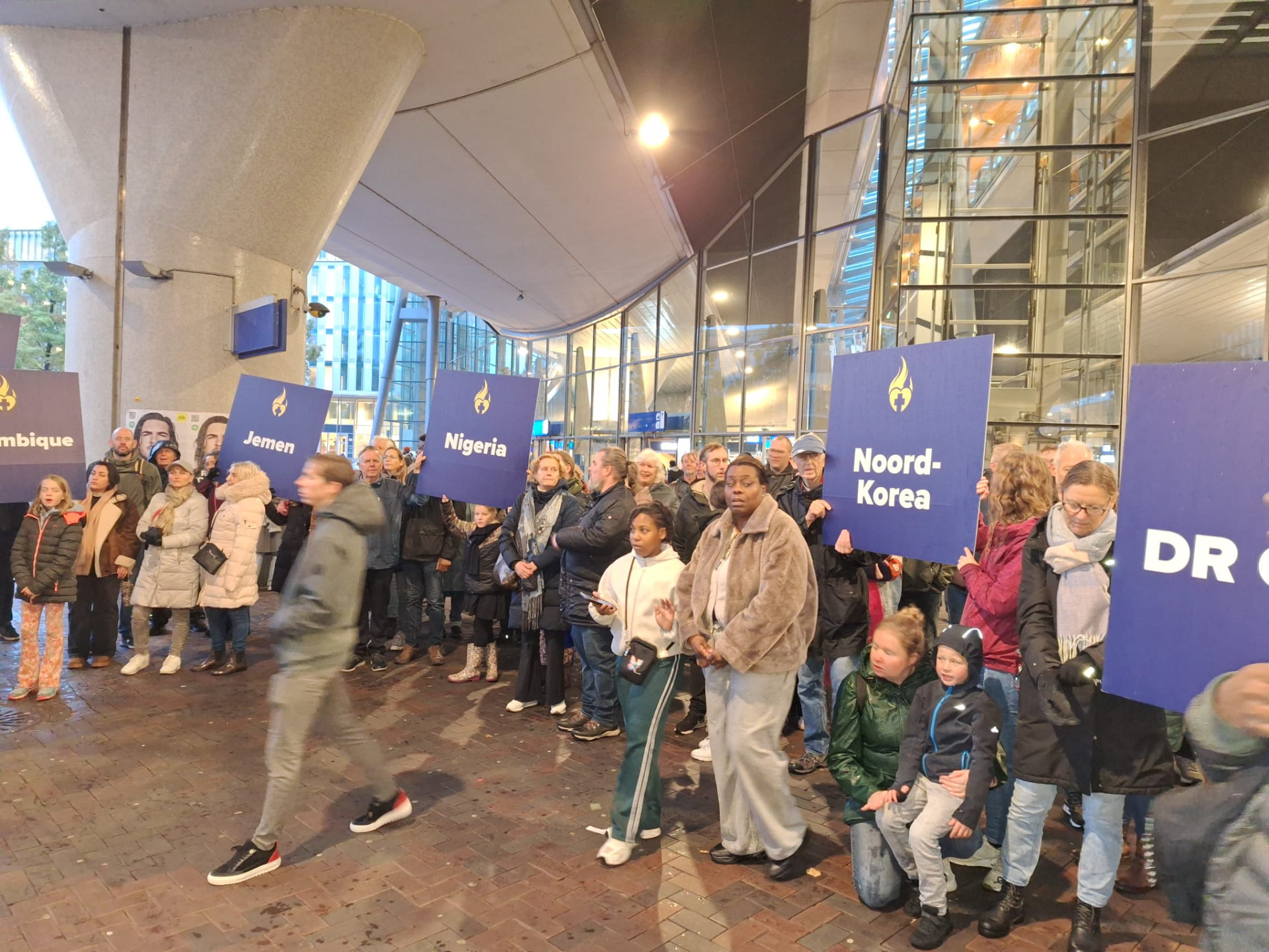Indruk van de Walk of Hope tocht
